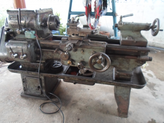 เครื่องกลึงญี่ปุ่น 5 ฟุต  เกียร์บล็อก  ถูก ๆ 45,000