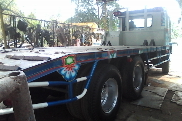 ขายเทเลอร์บรรทุกรถเกี่ยวไอ้หลงMA 6D15เทอโบอินเตอร์ 2เพลาสวยๆ ราคา780000ต่อรอง