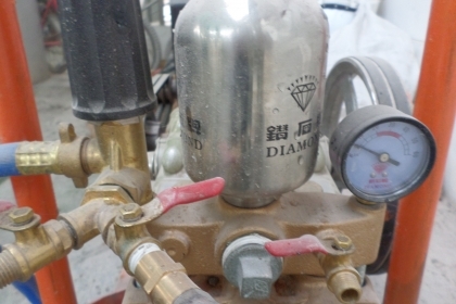 ขายปั๊มน้ำแรงสูง ตราเพชรแท้   เครื่องยนต์ ฮอนด้า 5.2 แรงม้า 150 บาร์  สภาพใหม่