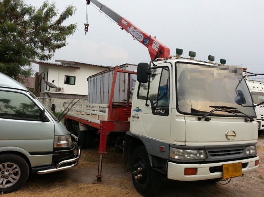 ขาย Hino FC4J หกล้อ ติดเครน Unic 3ตัน 3 ท่อน Tel 0872508883 คิงส์
