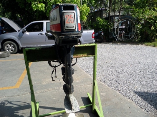 ขาย เครื่องเรือYAMAHA 25 แรง 2 จังหวะ นำเข้าจากญี่ปุ่น ติดง่ายเดินดี 23,000