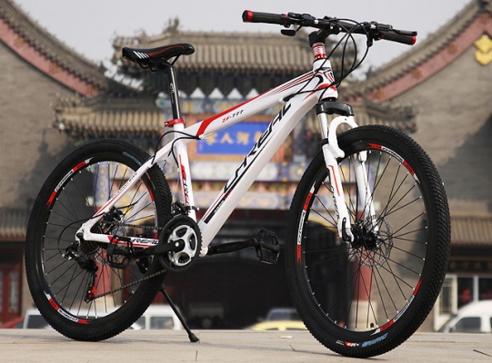 SHIMANO  เมาเท่นไบค์ เบามากๆ 7เกียร์ 21สปิด ดิสเบรคคู่