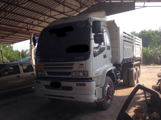 ขายรถ10ล้อดั้มพ์2เพลา ISUZU FXZ23NZHF2 4-7002XXX เครื่อง 320 แรงม้า ปี50 สนใจโทร 081-970-1072