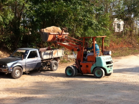 ขายรถตักเล็กตักใส่6ล้อสบาย