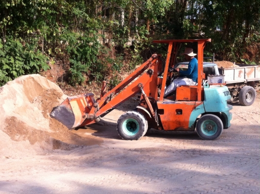 ขายรถตักเล็กตักใส่6ล้อสบาย