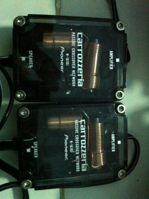 ชุดลำโพง2ทาง แกนร่วม โครงหล่อ Pioneer TS-J1610A มาพร้อมพาสชีพ สภาพสวยๆ