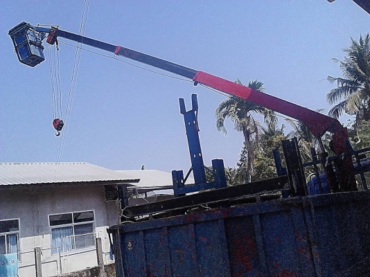 หกล้อ อีซูซุ NPR115แรงเครน2.9ตัน3ปอก2ชัก สภาพดึไช้งานตลอด  มึเงินแค่ 180,000