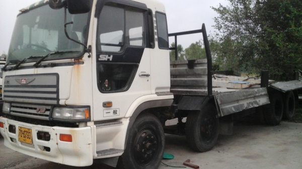 สิบสองล้อมือสอง,Hino F18 วางเครื่อง Deawoo 360 เกียร์ฟูลเลอ สองคานหน้าท้ายลาดมีบรรได