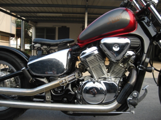 ขาย honda steed 400 แต่งพร้อมทะเบียน ราคา 105,000