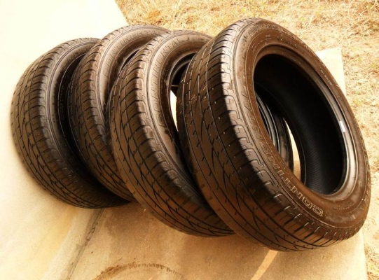 ยางขอบ18 คอนติเนนทอล235-60 R18ลงพื้นกลางปี13(4เส้น2,600บ)