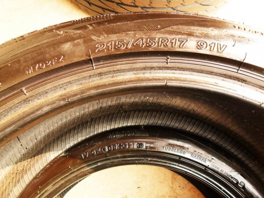 ยางขอบ17 บริดสโตน215-45 R17ลงพื้นปลายปี13(3เส้น2,800บ) ยางขอบ17 บริดสโตน215-45 R17ลงพื้นปลายปี13(3เส้น2,800บ)