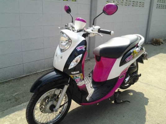 ขาย YAMAHA FINO ปี2013 รถ 10 เดือน วิ่ง 3xxx กิโล สภาพป้ายแดง เล่มทะเบียนพร้อมโอนค่ะ