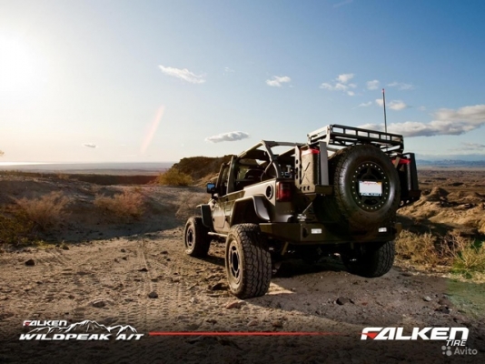 ยางใหม่ FALKEN WILDPEAK A/T ดอก AT ตัวหนังสือที่แก้มยางขาว
