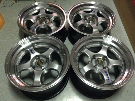 แม็ก Work S1c ขอบ 15 นิ้ว F7.5 R8.5 ออฟลึก6900ลดราคาด่วน