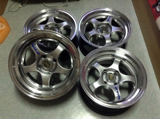 แม็ก Work S1c ขอบ 15 นิ้ว F7.5 R8.5 ออฟลึก6900ลดราคาด่วน