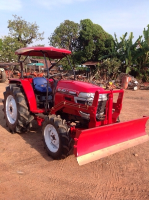 แทรกเตอร์ยันม่าร์สภาพดีพร้อมใช้งาน มีผานดันหน้า และผานหลัง