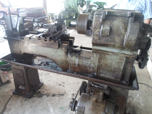 แท่นกลึง 4 ฟุต เพลาเดียว พร้อมใช้งาน ไฟบ้าน  40,000