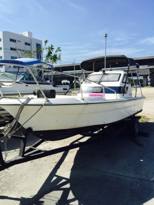 เรือเร็วสภาพดีมากเครื่อง YAMAHA 115 แรง พร้อมเทรลเลอร์