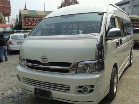 ขายรตู้ TOYOTA COMMUTER D4D หลังคาสุงปี2008ดีเชลล์ราคา 689,000 บาท สวยมากเบาะหนังสี่แถว มีทีวีพร้อมโทร 0922726669 ตันหยงค่ะ