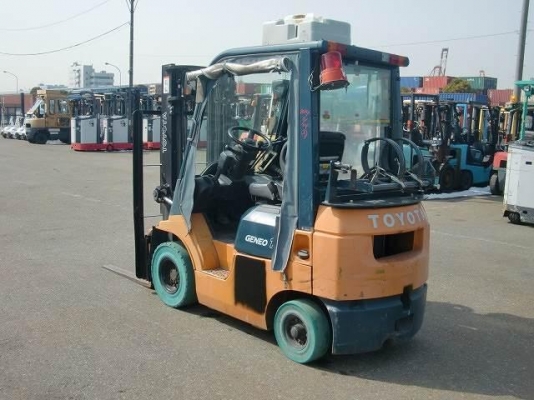 ขายฟอร์คลิฟต์ TOYOTA 42-7FG18 ใช้งานได้ 2 ระบบ GASOLINE/LPG  ( Specs Japan ) SIDE SHIP , เกียร์ AT , เดิมแท้จากญี่ปุ่น !!!!