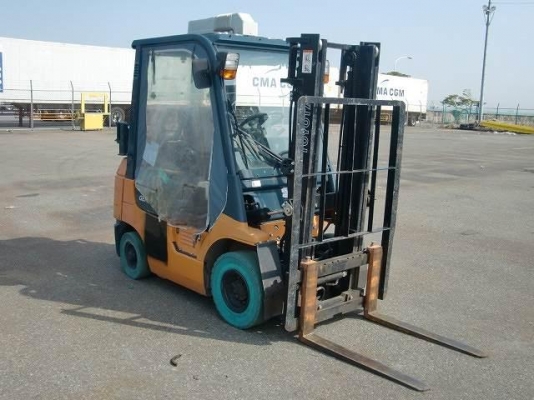 ขายฟอร์คลิฟต์ TOYOTA 42-7FG18 ใช้งานได้ 2 ระบบ GASOLINE/LPG  ( Specs Japan ) SIDE SHIP , เกียร์ AT , เดิมแท้จากญี่ปุ่น !!!!
