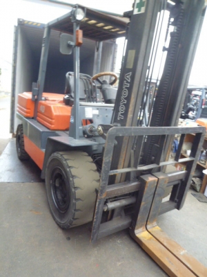 ขายฟอร์คลิฟต์TOYOTA  5FD40 , 4 TON ดีเซล ,( เทสโดยยกรถ 3ตันหนัก 4800 KG สบายๆๆๆ ), SIDE FORKSHIFT ,เสาสูง 3.5 M ( รับประกันเครื่องยนต์และระบบ 3 เดือน ) สภาพพร้อมใช้งาน ++ เรานำเข้าโดยตรงครับขายปลีกในราคาขายส่งครับ!!