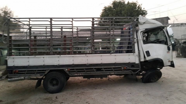 ISUZU ELF NPR150 ปี10 รถหกล้อ เครื่องเกียร์สวย มีคอกเรียบร้อย