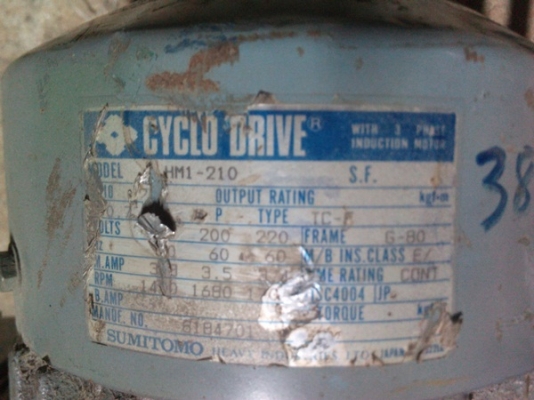 มอเตอร์เกียร์  1 แรง