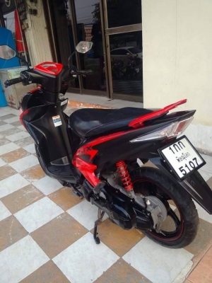 Mio 125 i GTX ปี 2556 สีดำแดง (ล้อแม็กซ์แท้) ตัวท๊อป รถสวยเท่ห์มากๆ