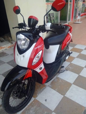 รุ่นใหม่ล่าสุด Yamaha Fino FI ปี 2557 รถ 10 เดือน ลาย Sport รถสวยวิ๊ง ประหยัดน้ำมัน