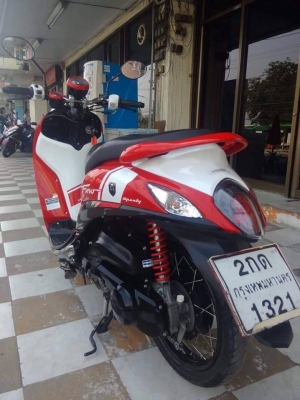 รุ่นใหม่ล่าสุด Yamaha Fino FI ปี 2557 รถ 10 เดือน ลาย Sport รถสวยวิ๊ง ประหยัดน้ำมัน