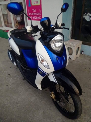 New Fino FI ปี 2556 รุ่น Sport สีน้ำเงิน ขาว รถสวยมากๆ ตัวใหม่ล่าสุด