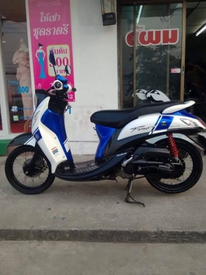 New Fino FI ปี 2556 รุ่น Sport สีน้ำเงิน ขาว รถสวยมากๆ ตัวใหม่ล่าสุด New Fino FI ปี 2556 รุ่น Sport สีน้ำเงิน ขาว รถสวยมากๆ ตัวใหม่ล่าสุด