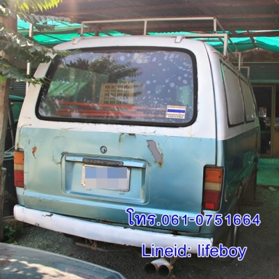 ขายรถตู้ TOYOTA HIACE คลาสสิค เครื่อง 1JZ ติดแก๊ส สนใจต่อรองได้