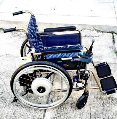 ขายวีลแชร์ไฟฟ้าแบบพับได้ YAMAHA สินค้าเพิ่งมาจากญี่ปุ่น