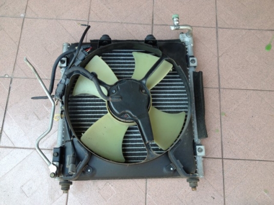 เเผงเเอรพร้อมพัดลม CIVIC ตาโตของเก่าญี่ปุ่นสภาพสวย