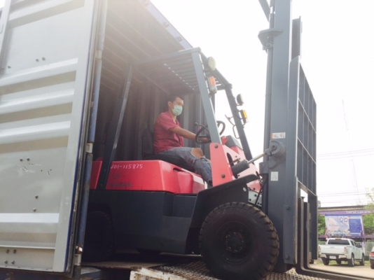 ขายฟอร์คลิฟต์ NISSAN  1.5 TON  ,  เกียร์ AT  เสายกสูง 4 เมตร GASOLINE , สภาพเดิมแท้จากญี่ปุ่น