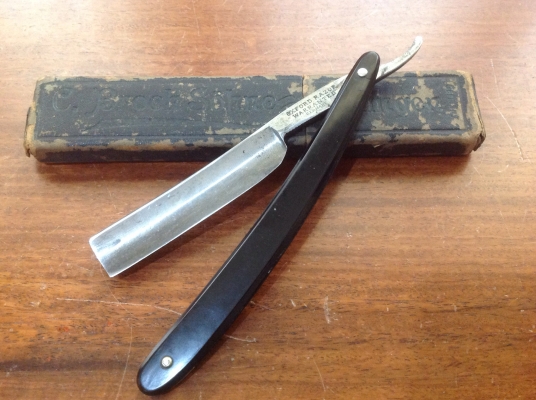 ขายมีดโกนโบราณเยอรมัน  EXFORD RAZOR WARRANTED