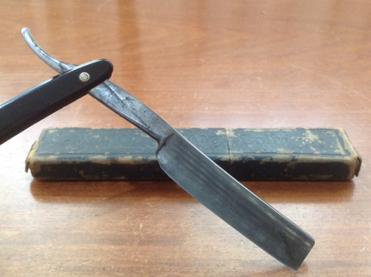 ขายมีดโกนโบราณเยอรมัน  EXFORD RAZOR WARRANTED