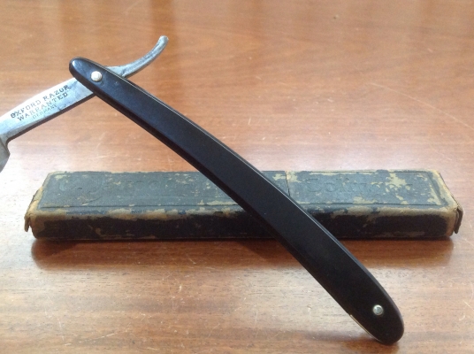 ขายมีดโกนโบราณเยอรมัน  EXFORD RAZOR WARRANTED