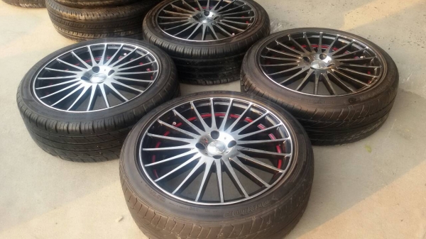 ล้อขอบ 17 4รู 100 พร้อมยาง