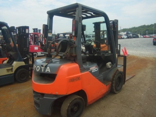 ขายฟอร์คลิฟต์ TOYOTA 8FG20  , เสาสูง 3 M, เกียร์ MT ( SPECS JAPAN ) ใช้งาน 2 ระบบ ( รับประกันเครื่องยนต์และระบบ 3 เดือน )