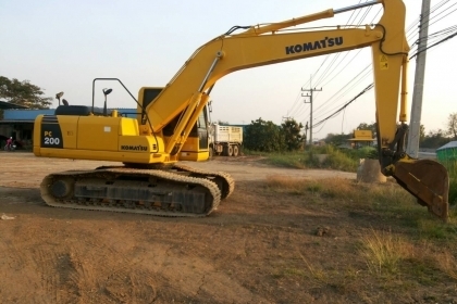 KOMATSU PC200-8 ใช้งาน7000ช.มเศษ เอกสารแจ้งจำหน่าย