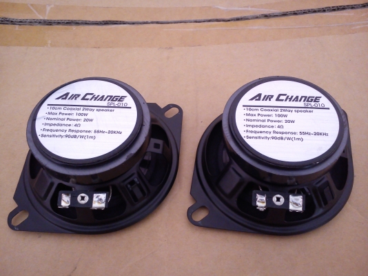 ดอกลำโพง ขนาด4นิ้ว 2ทาง ยี้ห้อ AIR CHANGE ดอกลำโพง ขนาด4นิ้ว 2ทาง ยี้ห้อ AIR CHANGE