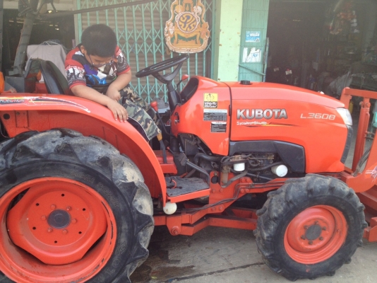 คููโบต้าL3608ใบมีดและโรตารี่พร้อมเล่มทะเบียน