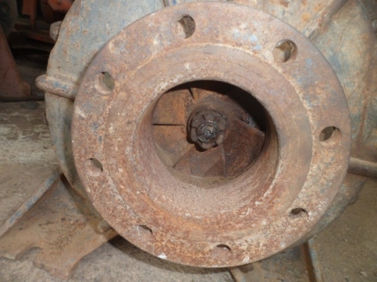 ปั้มน้ำ taki 2 ใบพัด เข้า 5  นิ้วสภาพสวย