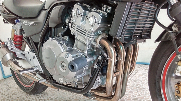 ปรับราคา Honda Cb400 V-tech4 Revo Bold'Or ปี2008 หัวฉีด PGM-Fi กุญแจชิป3ดอก อินวอย+สพม