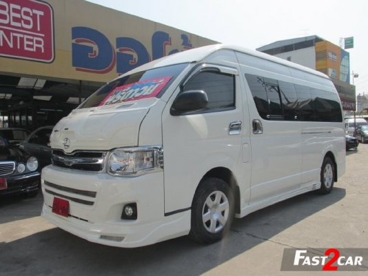 TOYOTA HIACE 2.5 D4D COMMUTER หลังคาสูง MT | 2012 | ราคา 810,000 บาท โทร0922726669