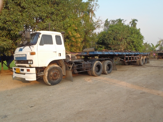 ขาย10ล้อหัวลาก nissan cw41 เกียร์ฮีโน่ 7เกียร์เดินหน้า ขายหัวหาง 850000