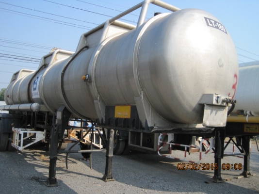 หางเทเลอร์พ่วงแทงค์สแตนเลส มีทะเบียน พร้อมชุดโอน